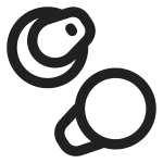 Surface Earbuds SVG Icon